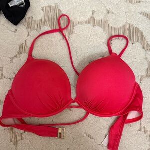 Women's Red bombshell bikini top 34C